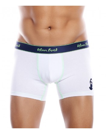 Alan Rust Solid Boxer White
